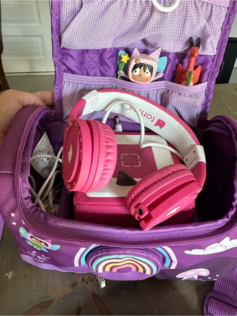 Tonies Pink Portable Kids Audio Player with Cute Character Toys - Picture 2 of 3